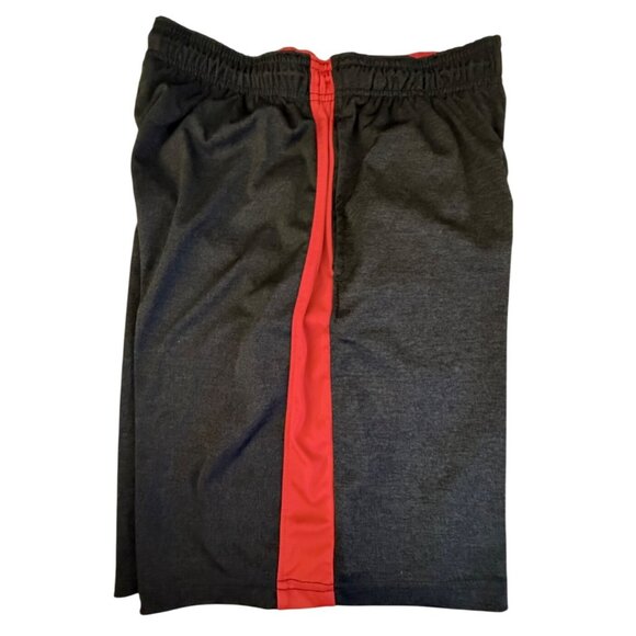 Reebok Mens Athletic Shorts Med Black & Red With Drawstring Waist - Picture 4 of 16